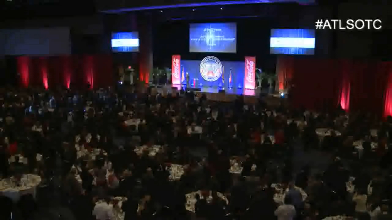 View of the crowd at Atlanta State of the City event