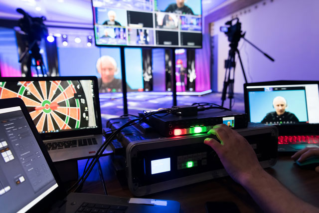 virtual and hybrid event production behind the scenes