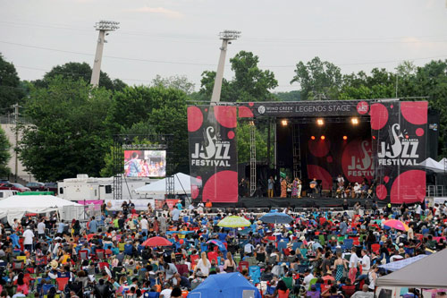 panorama of Atlanta Jazz Fest