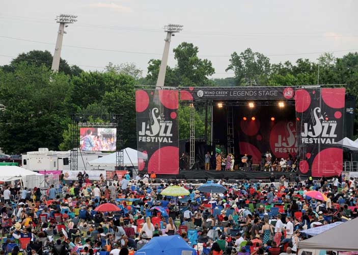 Atlanta Jazz Festival Panorama