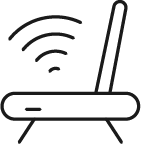 wireless internet router icon